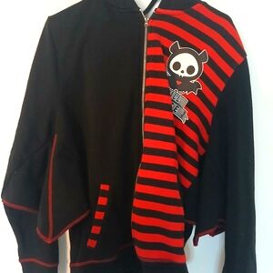 Skeanimals zip up hoodie